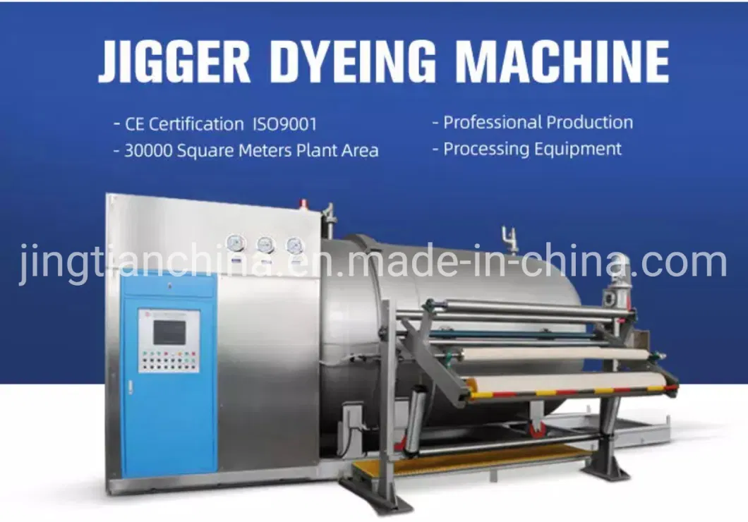 Flexible Convenient Fabric High Temperature Automatic Jigger Dyeing Machine